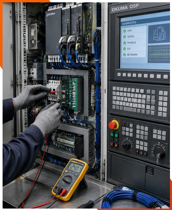 Ремонт систем ЧПУ Okuma OSP в Вичуге